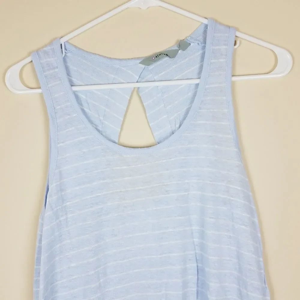 Athleta Striped High Low Tank - Picture 2 of 7